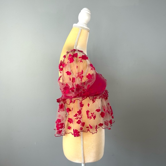 NEW | Urban Outfitters Kimchi Blue Claudia Floral Blouse - Picture 3 of 7